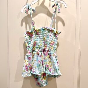 Angel Dear Floral Kids One Piece - Multicolor